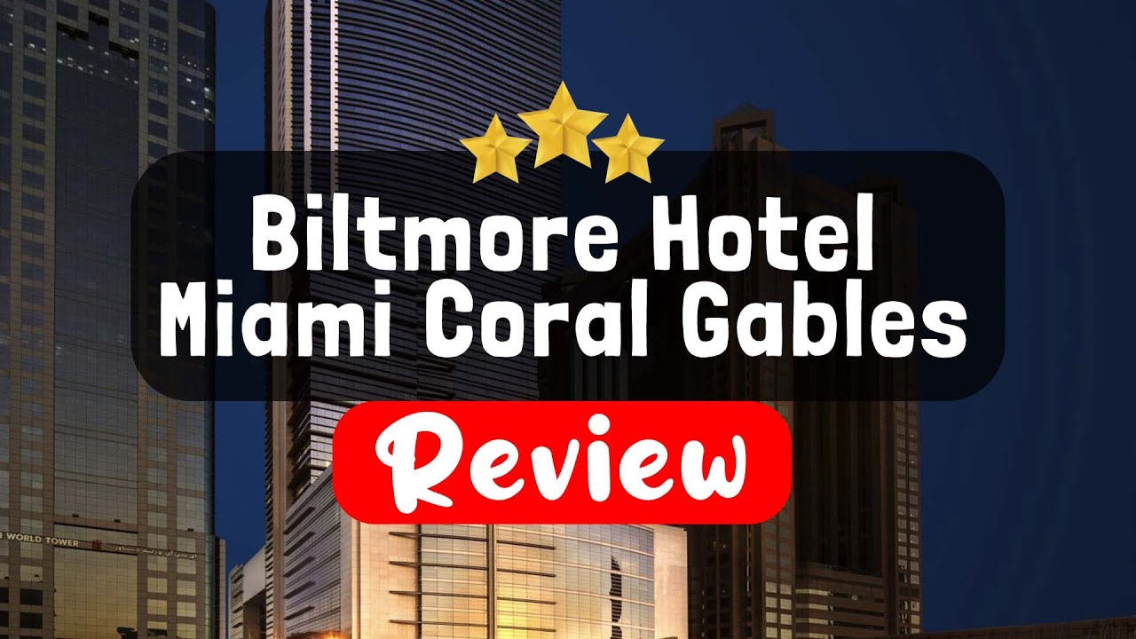 Executive Transfer from Miami Airport (MIA) to The Biltmore Hotel Coral Gables