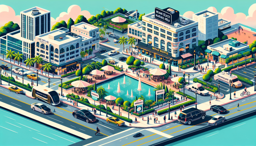 Executive Car Service from Miami Beach Marina Area to Miracle Mile