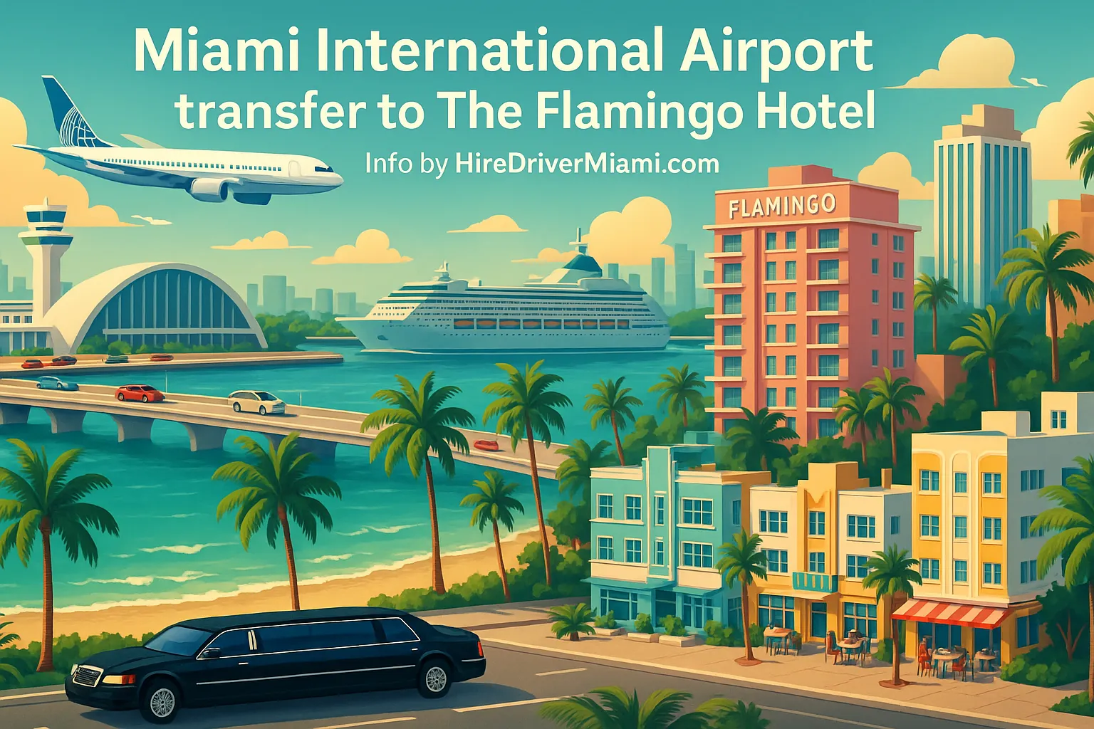 Miami International Airport transfer to The Flamingo Hotel