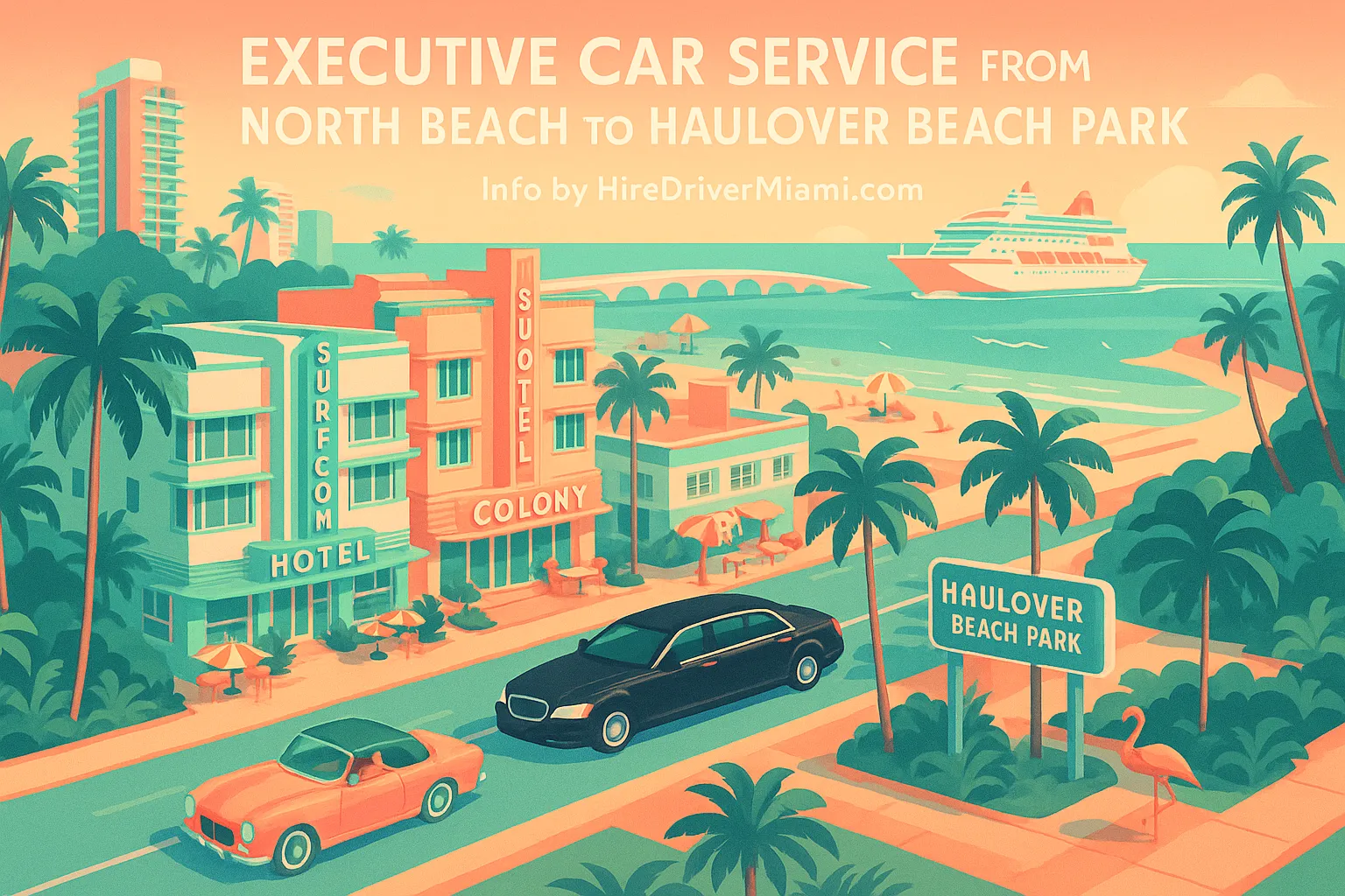 Executive Car Service from North Beach to Haulover Beach Park