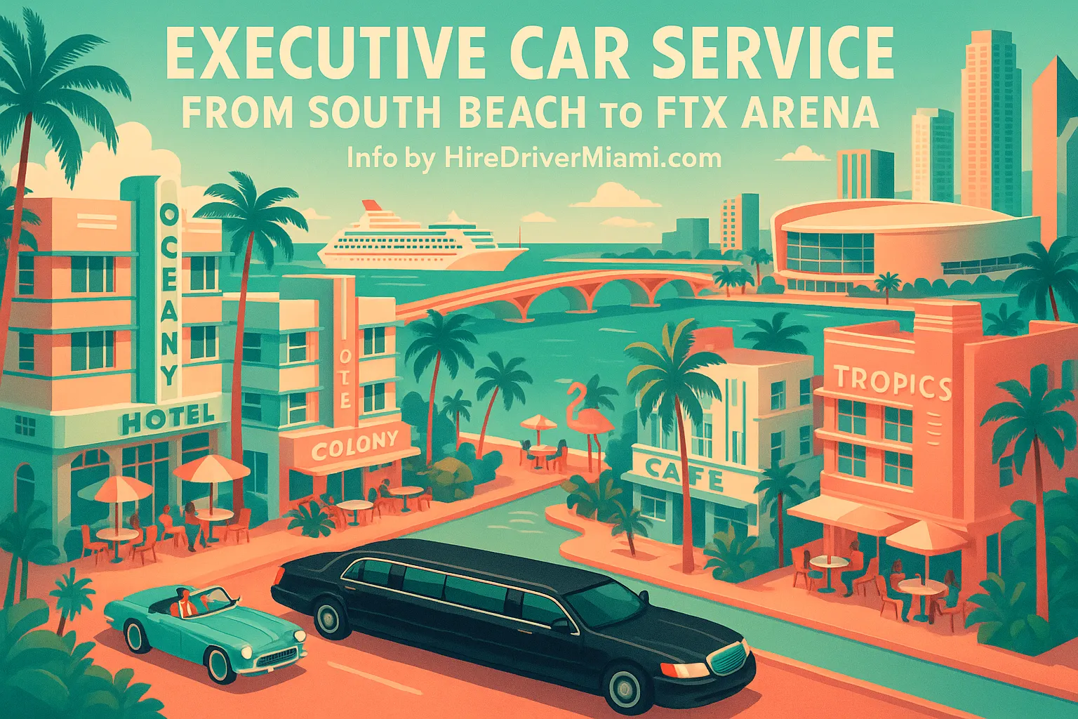 Executive Car Service from South Beach to FTX Arena