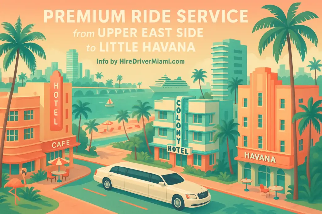 Premium Ride Service from Upper East Side to Little Havana