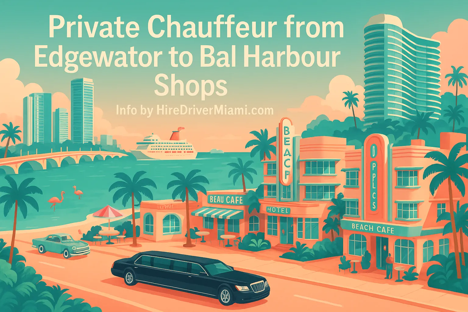 Private Chauffeur from Edgewater to Bal Harbour Shops