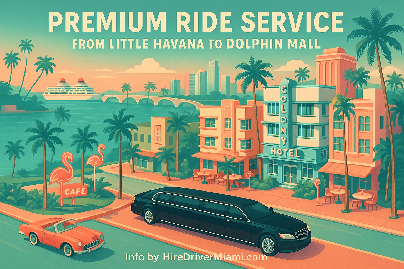 Premium Ride Service from Little Havana to Dolphin Mall