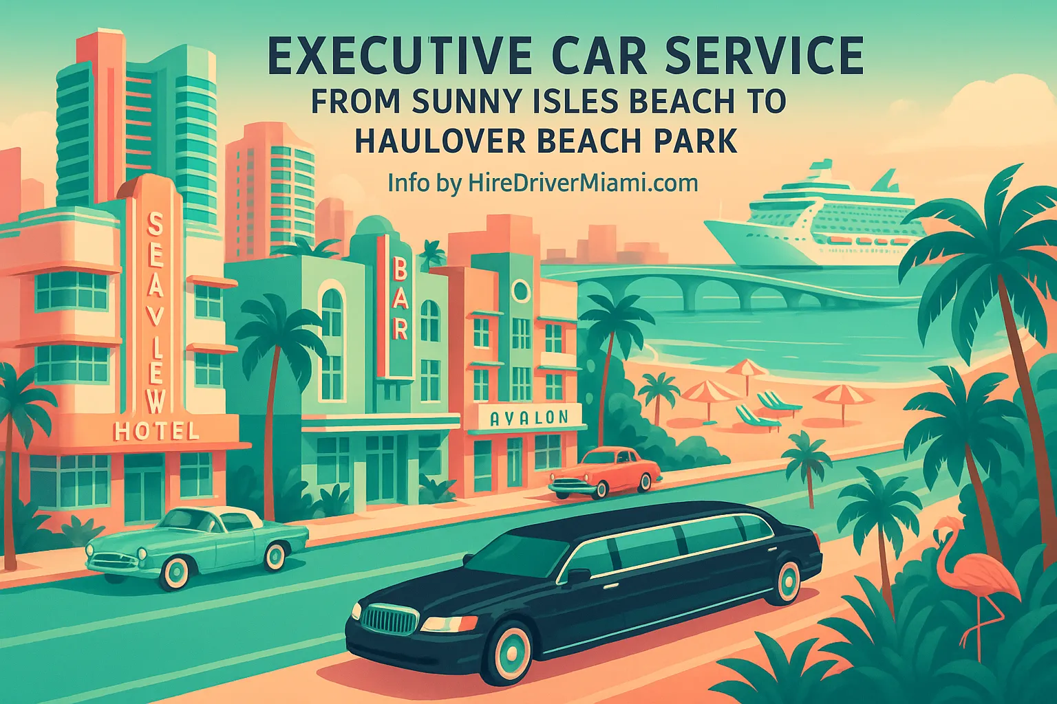 Executive Car Service from Sunny Isles Beach to Haulover Beach Park