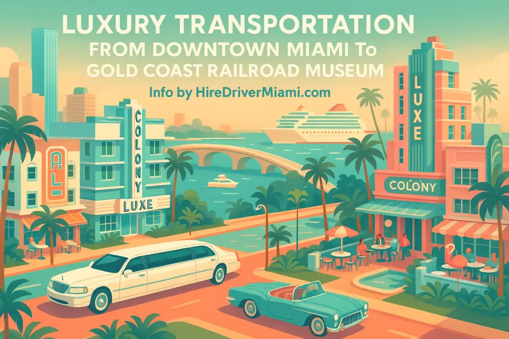 Luxury Transportation from Downtown Miami to Gold Coast Railroad Museum