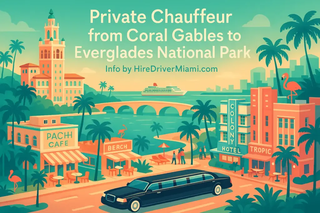 Private Chauffeur from Coral Gables to Everglades National Park
