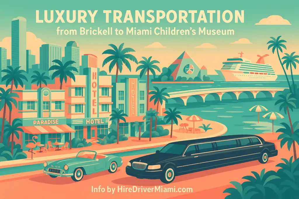 Luxury Transportation from Brickell to Miami Children\'s Museum