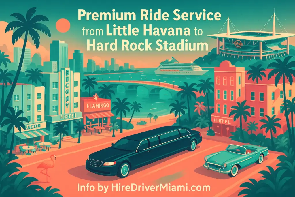 Premium Ride Service from Little Havana to Hard Rock Stadium