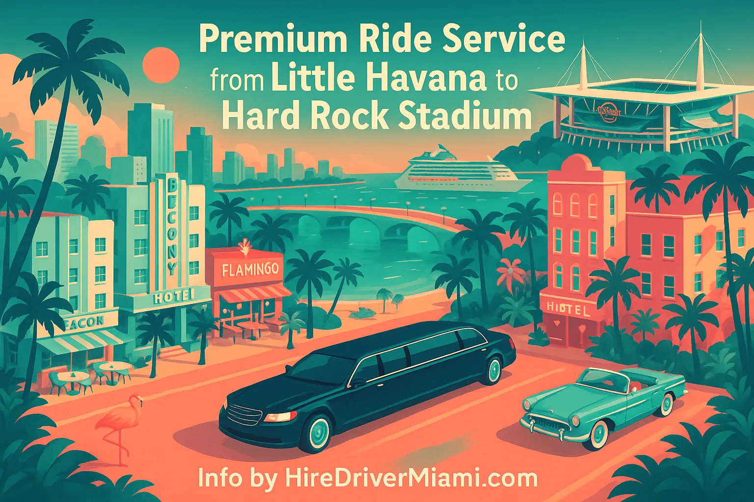 Premium Ride Service from Little Havana to Hard Rock Stadium