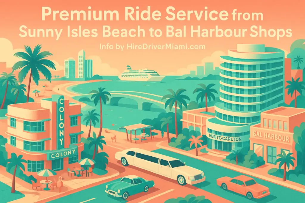 Premium Ride Service from Sunny Isles Beach to Bal Harbour Shops
