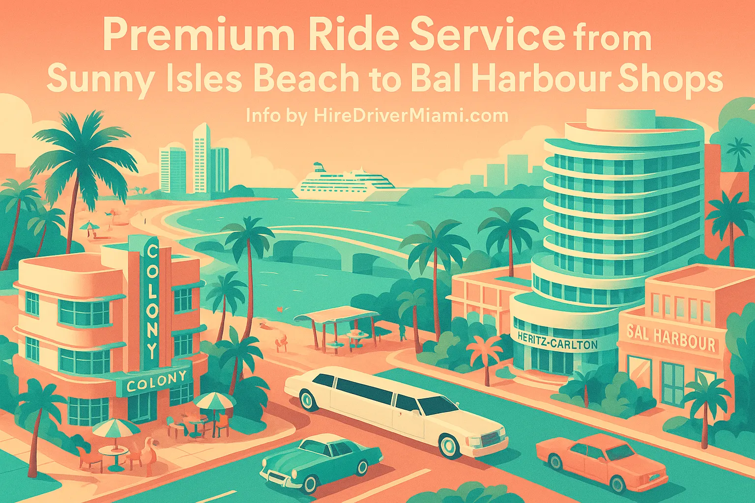 Premium Ride Service from Sunny Isles Beach to Bal Harbour Shops