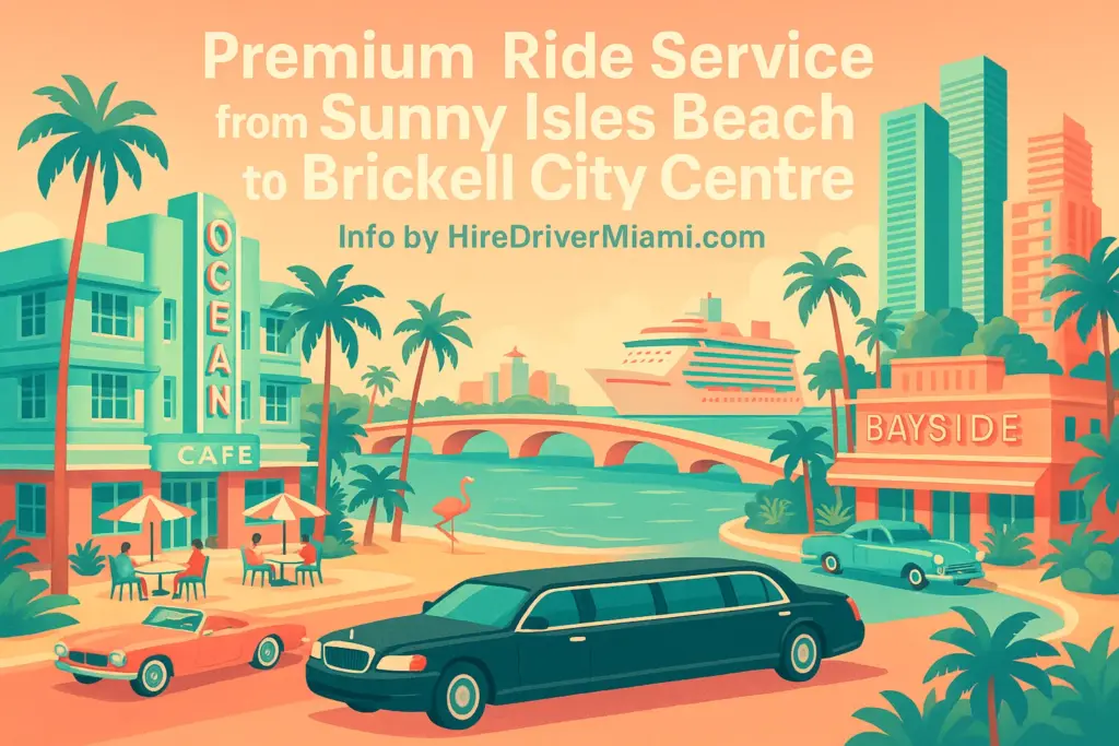 Premium Ride Service from Sunny Isles Beach to Brickell City Centre