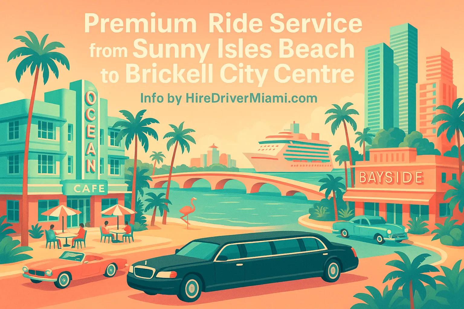 Premium Ride Service from Sunny Isles Beach to Brickell City Centre