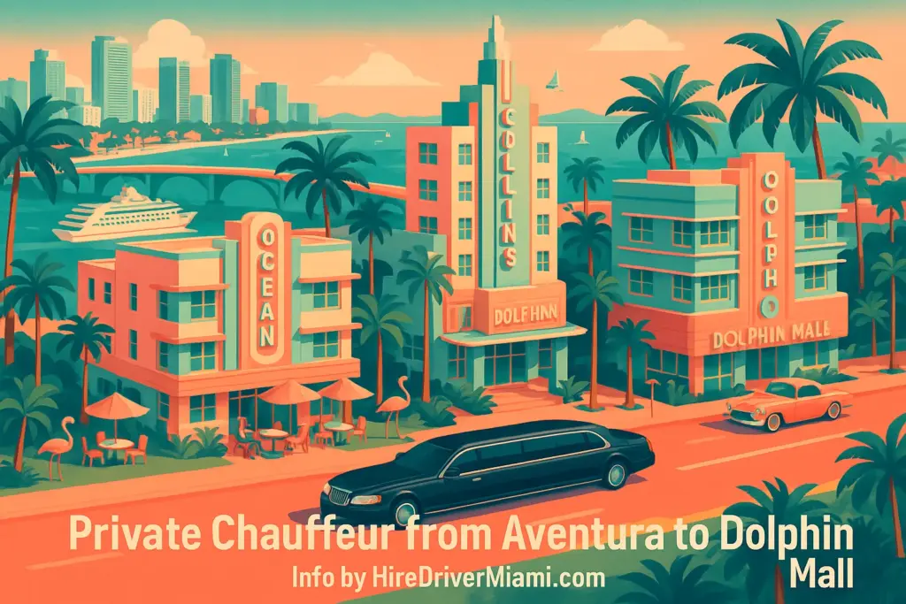 Private Chauffeur from Aventura to Dolphin Mall