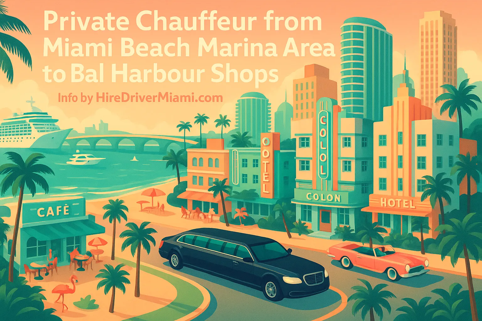 Private Chauffeur from Miami Beach Marina Area to Bal Harbour Shops