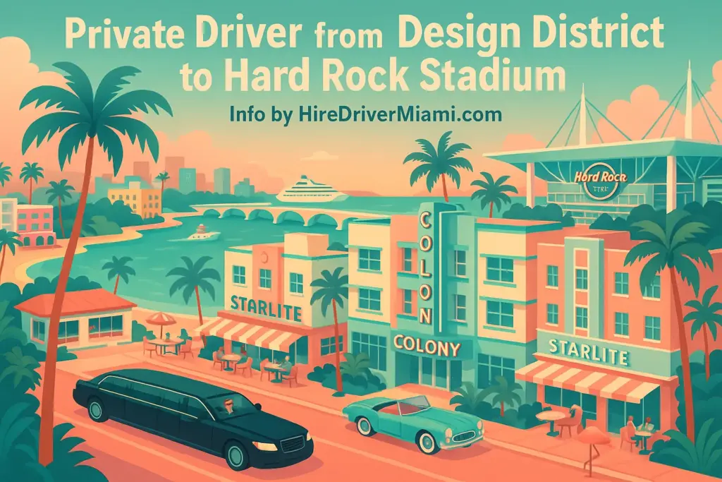 Private Driver from Design District to Hard Rock Stadium
