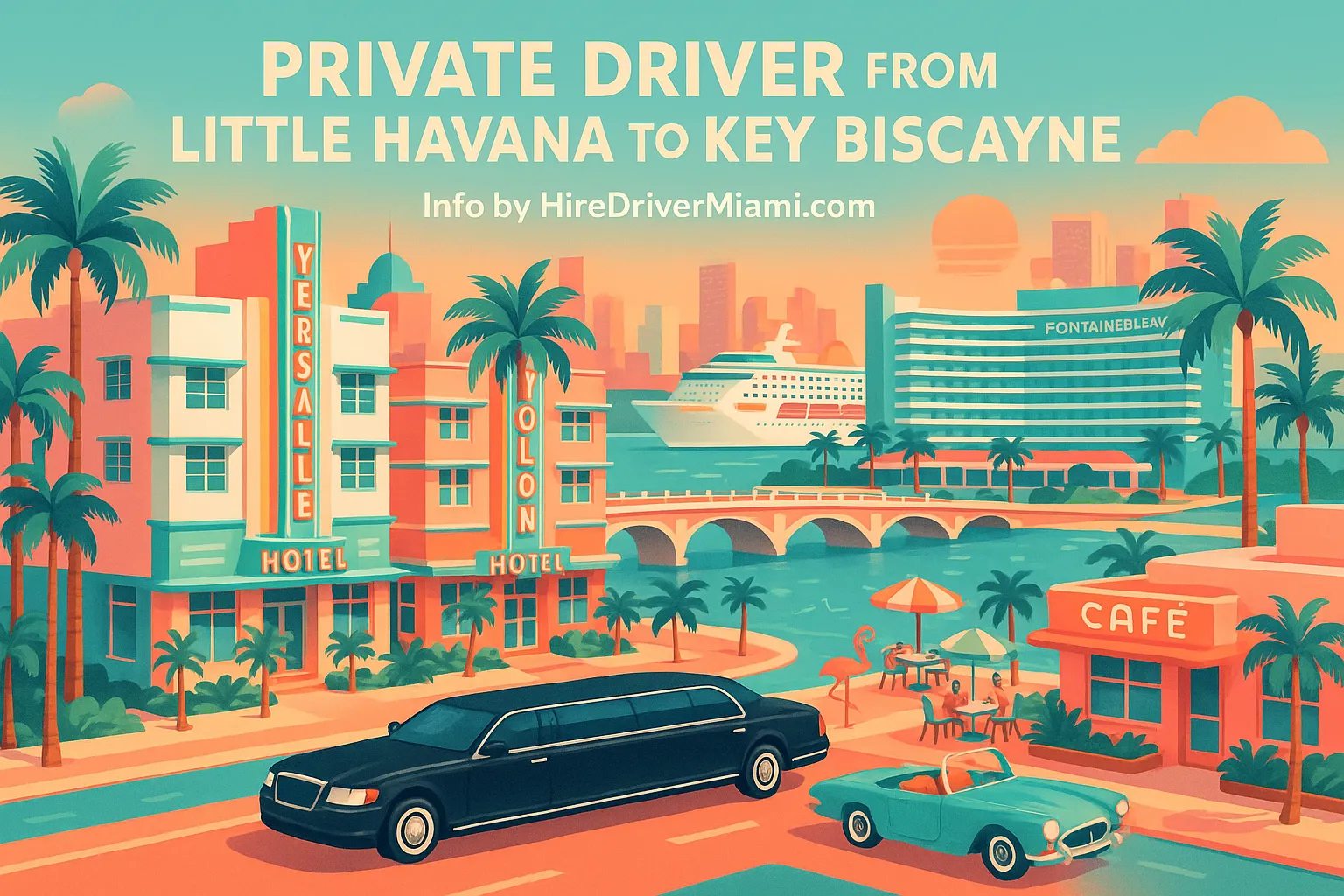 Private Driver from Little Havana to Key Biscayne