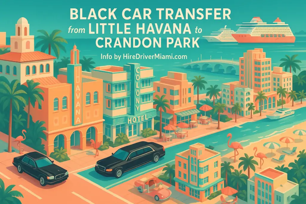 Black Car Transfer from Little Havana to Crandon Park