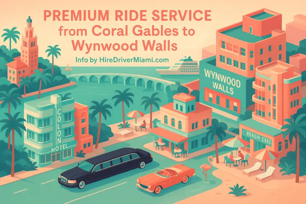 Premium Ride Service from Coral Gables to Wynwood Walls