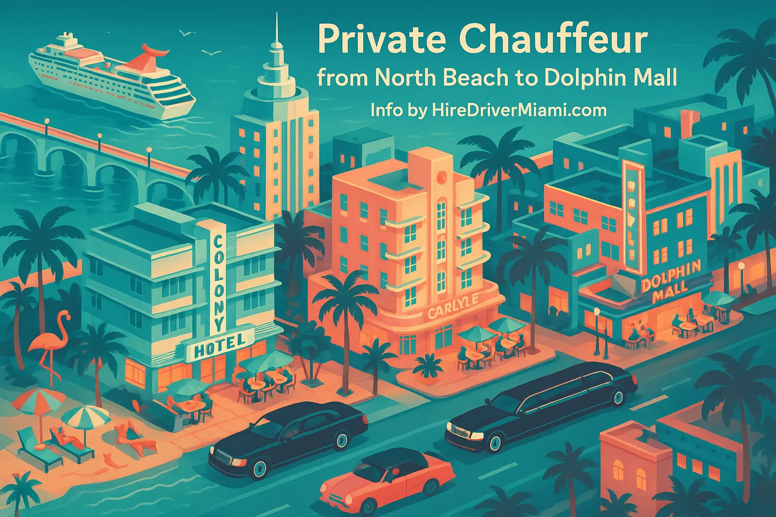 Private Chauffeur from North Beach to Dolphin Mall