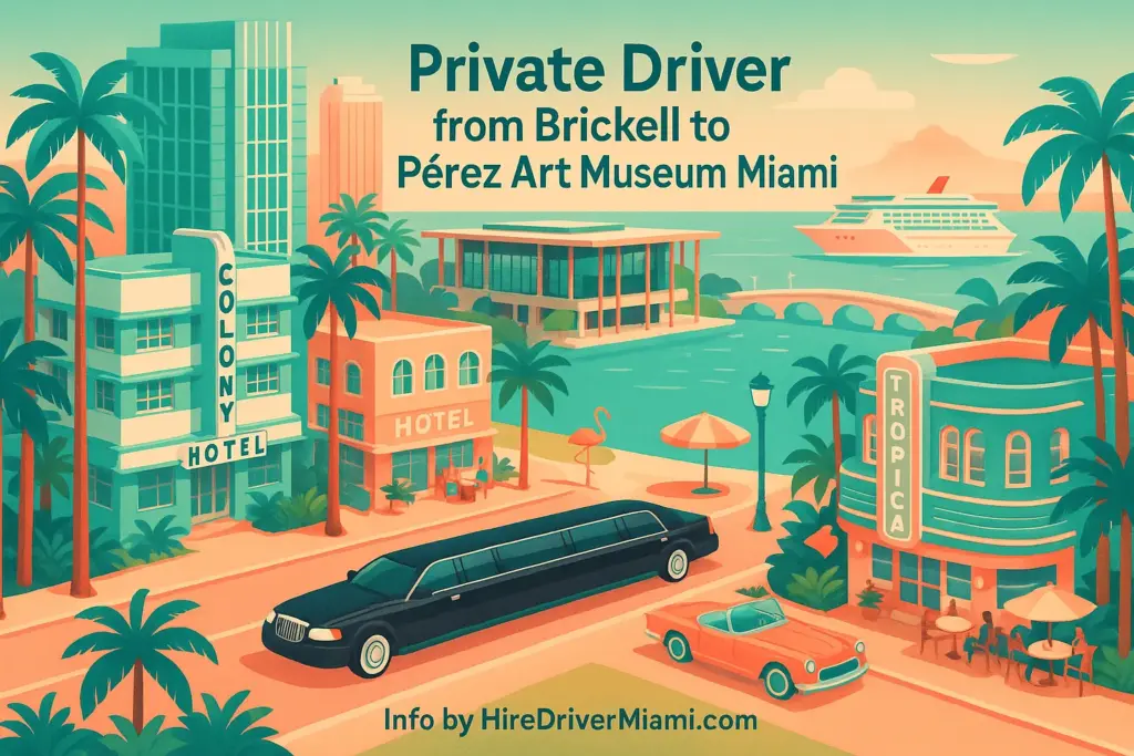 Private Driver from Brickell to Pérez Art Museum Miami