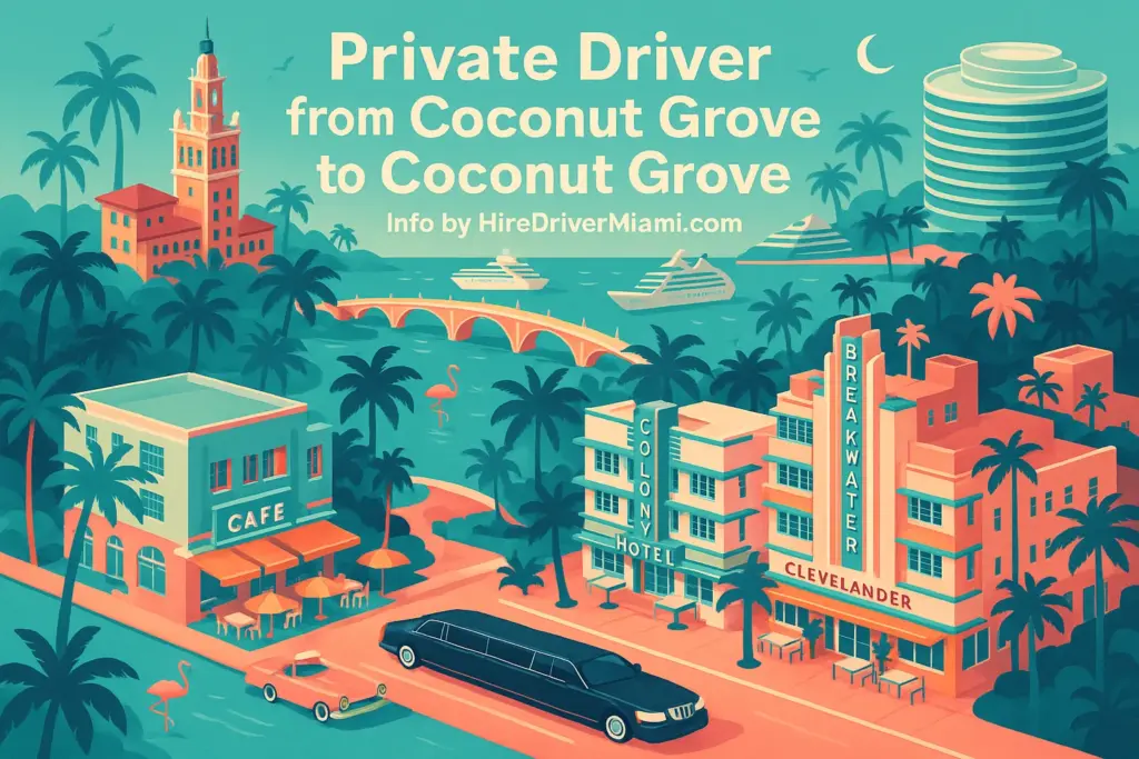Private Driver from Coconut Grove to Coconut Grove