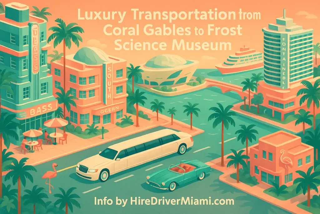 Luxury Transportation from Coral Gables to Frost Science Museum