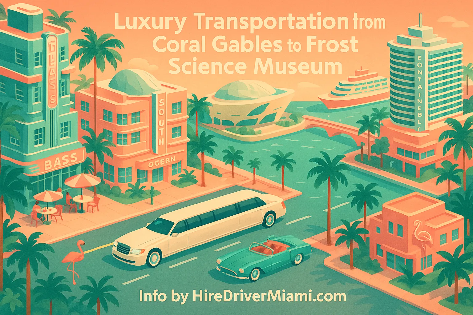 Luxury Transportation from Coral Gables to Frost Science Museum